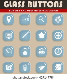 Contacts simply symbol for web icons and user interface
