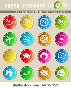 Contacts simply symbol for web icons and user interface