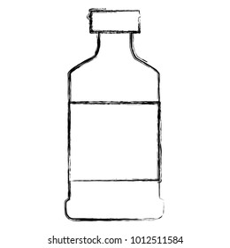 Container bottle isolated