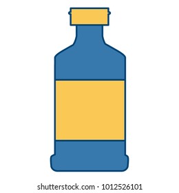 Container bottle isolated