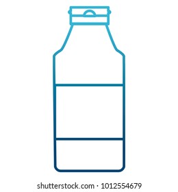 Container bottle isolated