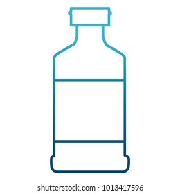 Container bottle isolated