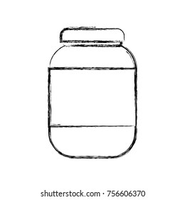 Container bottle isolated