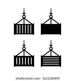 Container box icon , industrial icon