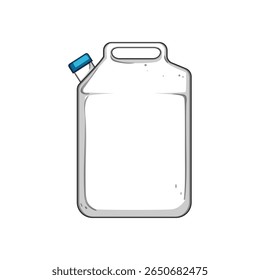 container canister plastic cartoon. airtight durable, lightweight reusable, bpafree ecofriendly container canister plastic sign. isolated symbol vector illustration