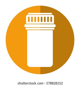 container capsule medicine icon shadow