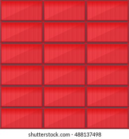 Container Cargo Seamless Pattern Wallpaper Vector