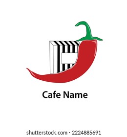 Diseño del logotipo del contenedor y del chile 