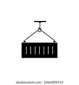container concept line icon. Simple element illustration. container concept outline symbol design.