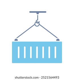 Icono de línea de concepto de contenedor. Ilustración de elemento simple. diseño de símbolo de contorno de concepto de contenedor.