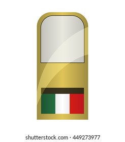 Container concept represented by can icon. isolated and flat illustration 