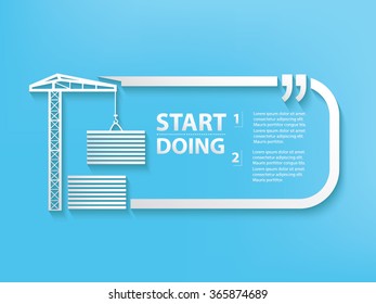 
Container Design and text box,vector