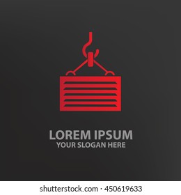 Container design,logo template,clean vector