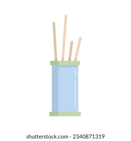 Container diffuser icon. Flat illustration of Container diffuser vector icon for web design isolated