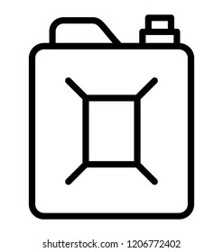 A container filled with petrol