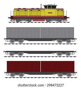 Container flat train 