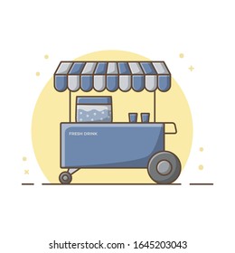 Container Fresh Drink Icon Design Vector