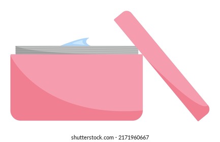 Container with hand cream isolated on a white background. Skin care product. Flat style. Vector illustration