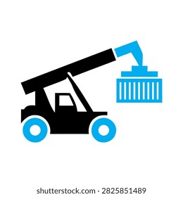 Container handler, machine, port, terminal, logistics.