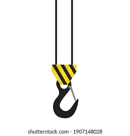 Container hook isolated. vector illustration