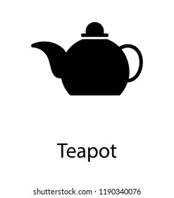 Container for hot beverages is teapot 