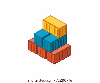 Container Icon 3d