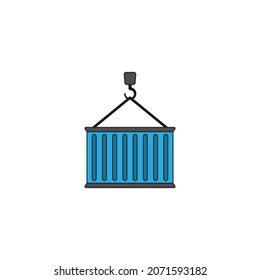 container 
 icon design template vector isolated illustration