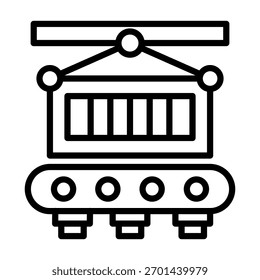 Elemento De Icono De Contenedor Para Diseño Y Vector