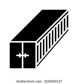 container icon flat trendy popular simple