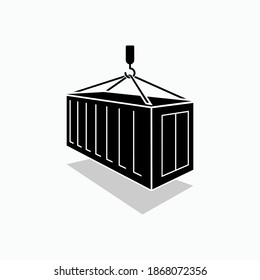 Container Icon. Shipping Symbol - Vectors, Delivery Goods Sign. Applied for Design, Presentations, Websites or Application Elements.