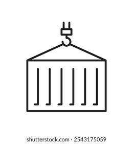 Container icon. simple vecor icon.
