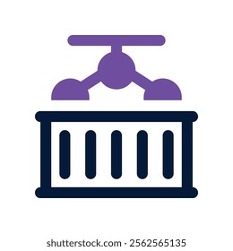 container icon. vector dual tone icon for your website, mobile, presentation, and logo design.