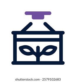 container icon. vector dual tone icon for your website, mobile, presentation, and logo design.