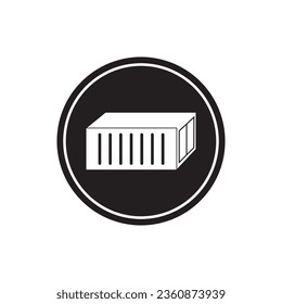 diseño de la ilustración de la plantilla de icono de contenedor