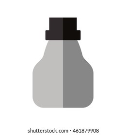 Container and kitchen concept represented by jar icon. Isolated and flat illustration