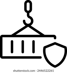 container line icon illustration vector