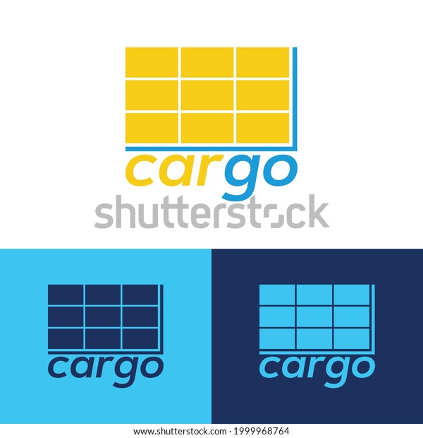 container logo for use in export, import,\
shipping, logistics and\
delivery.\
