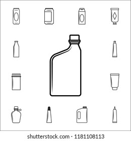 container for motor oil icon. Bottle icons universal set for web and mobile