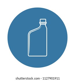 container for motor oil icon. Element of bottle icons for mobile concept and web apps. Badge style container for motor oil icon can be used for web and mobile apps on white background