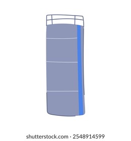 container oil tank storage cartoon. capacity underground, aboveground double, wall single container oil tank storage sign. isolated symbol vector illustration