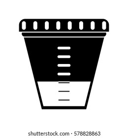 container sample laboratory icon pictogram