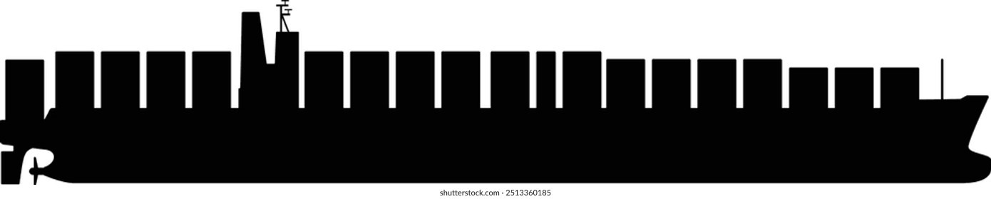 Icono de la nave del envase, fondo transparente