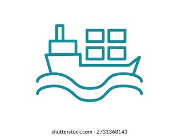 Transporte de comercio de buques de carga de envío de contenedores Exportación mundial
