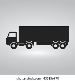 Container Truck Icon / Long Vehicle Icon.