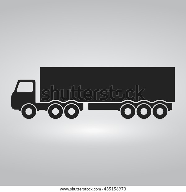 Container Truck Icon /
Long Vehicle Icon.