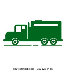 Diseño de Vector de icono de camión contenedor