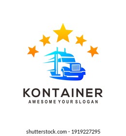 container truck logo is suitable for your business