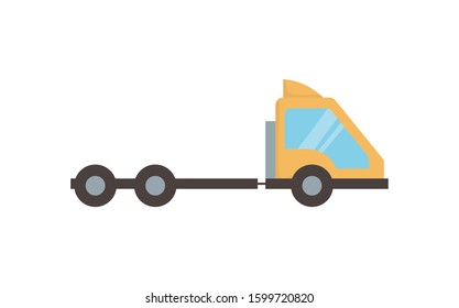 container truck transport icon, vector illustration