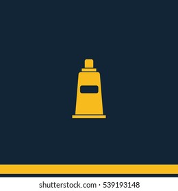 Container, tube, toothpaste, cream icon.