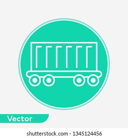 Container vector icon sign symbol